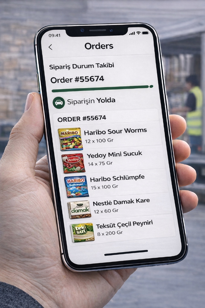 Dynamic Food Group mobile ordering experience